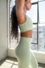 Cloud II™ Lace Up Bra - Sage sold by Balance Athletica