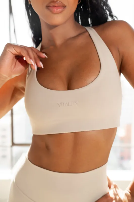 Cloud II™ Lace Up Bra - Antler sold by Balance Athletica