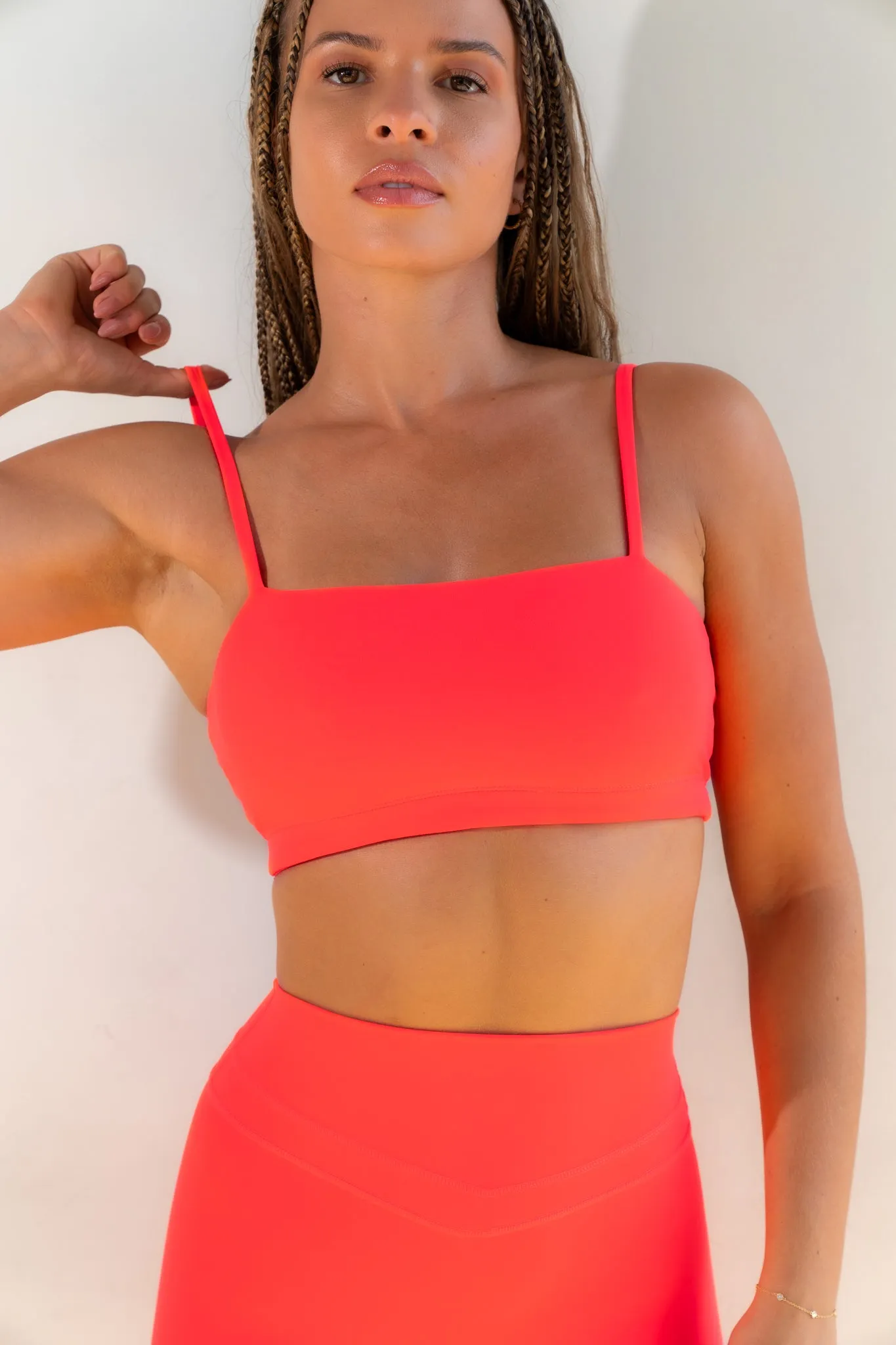 Vitality Pulse® Bandeau Bra - Neon Coral sold by Balance Athletica product image thumbnail 4