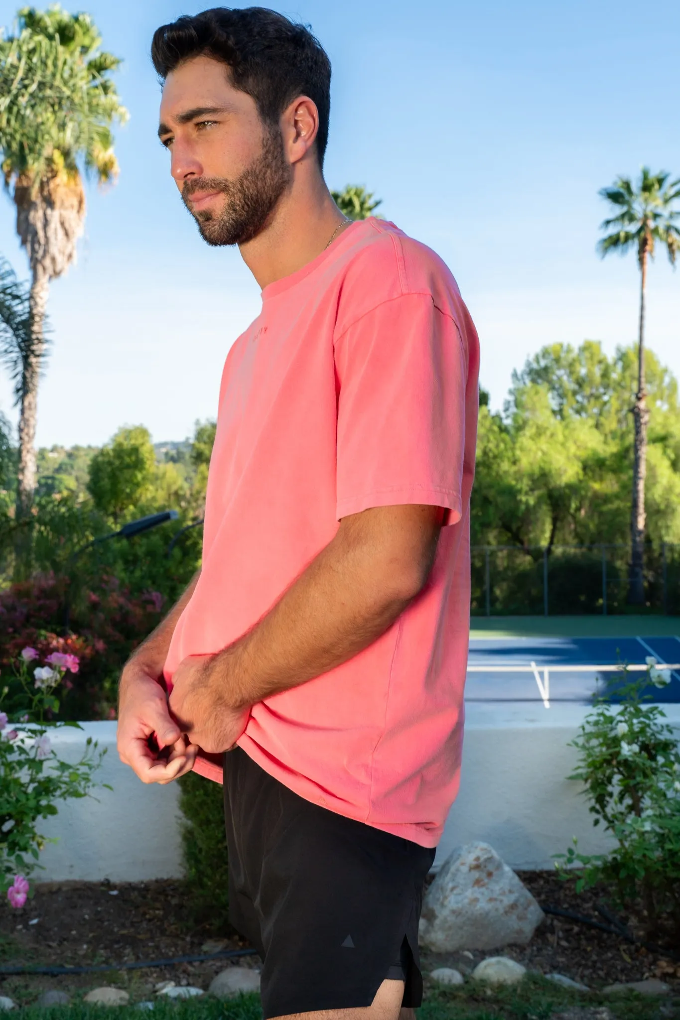 Vitality Retro® Uni Tee - Neon Coral sold by Balance Athletica product image thumbnail 4