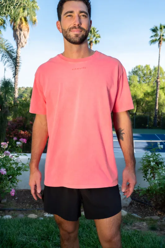 Vitality Retro® Uni Tee - Neon Coral sold by Balance Athletica