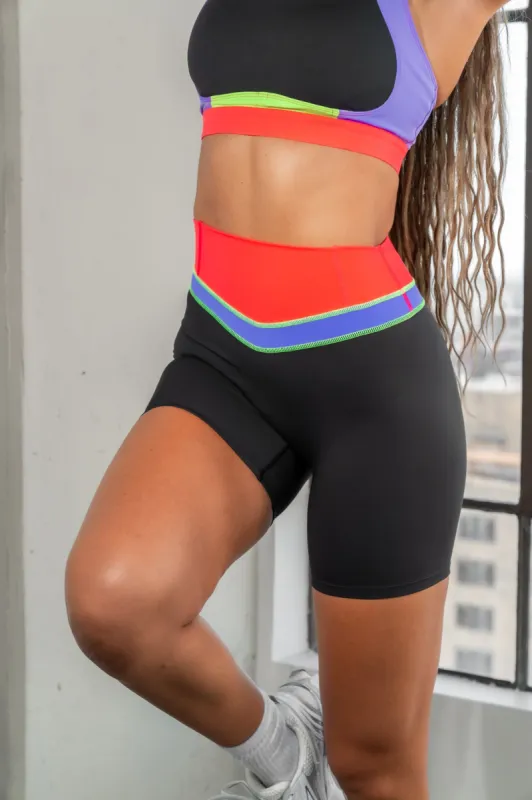 Vitality Pulse® Hue Volley Short - Midnight Glow sold by Balance Athletica