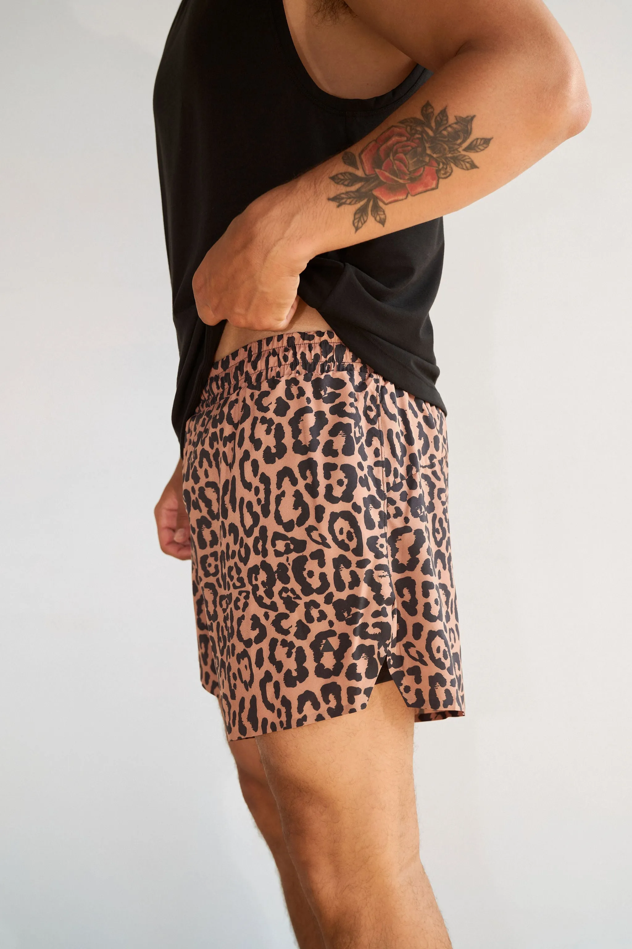 Vitality Prime® Sport Short 5" - King Cheetah sold by Balance Athletica product image thumbnail 4