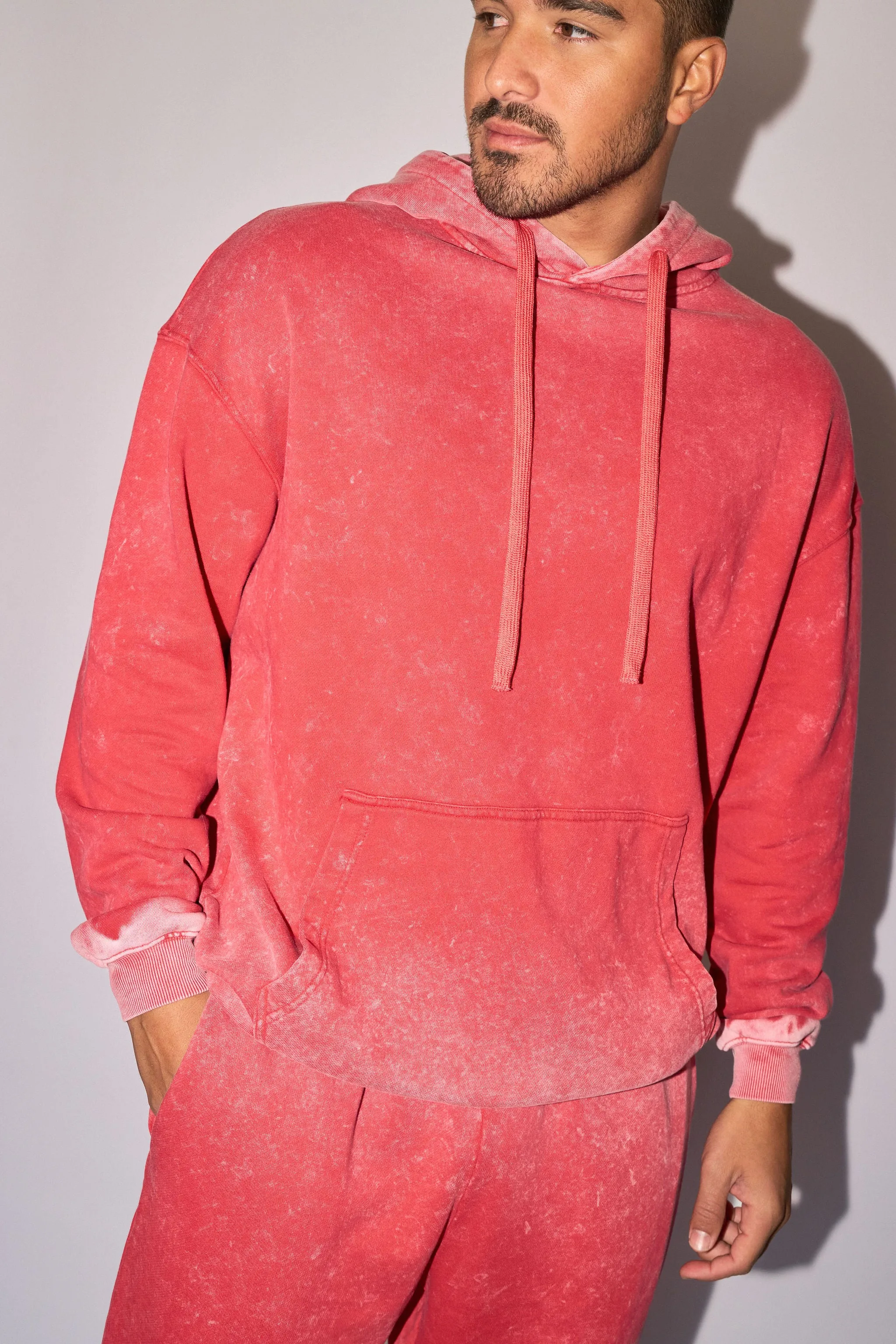 Vitality Homebody Men's Hoodie - Hot Pepper Washed sold by Balance Athletica