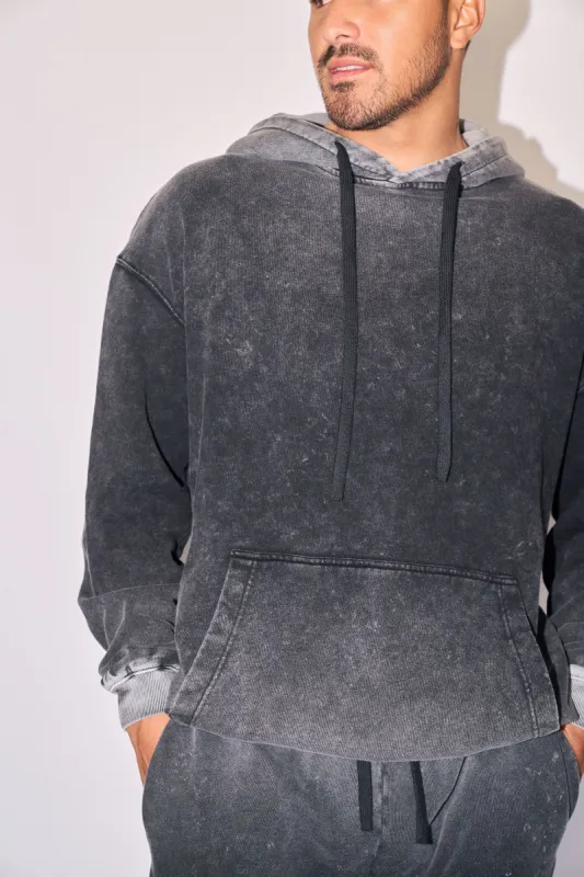 Vitality Homebody Men's Hoodie - Midnight Washed sold by Balance Athletica