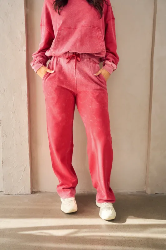 Vitality Homebody Women's Trouser - Hot Pepper Washed sold by Balance Athletica