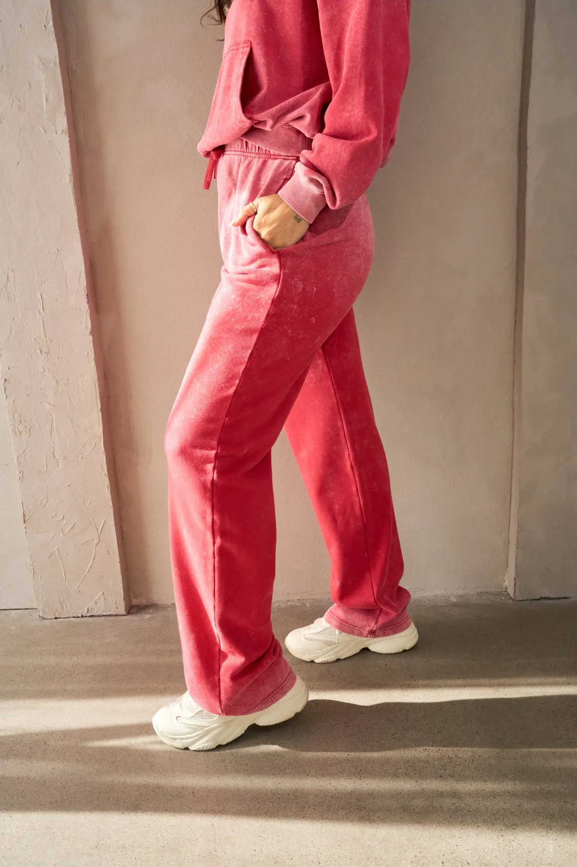 Vitality Homebody Women's Trouser - Hot Pepper Washed sold by Balance Athletica product image thumbnail 3