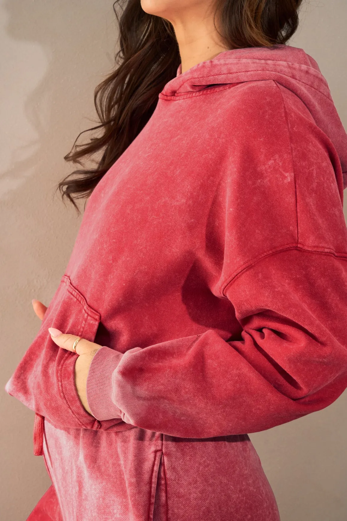 Vitality Homebody Women's Hoodie - Hot Pepper Washed sold by Balance Athletica product image thumbnail 4