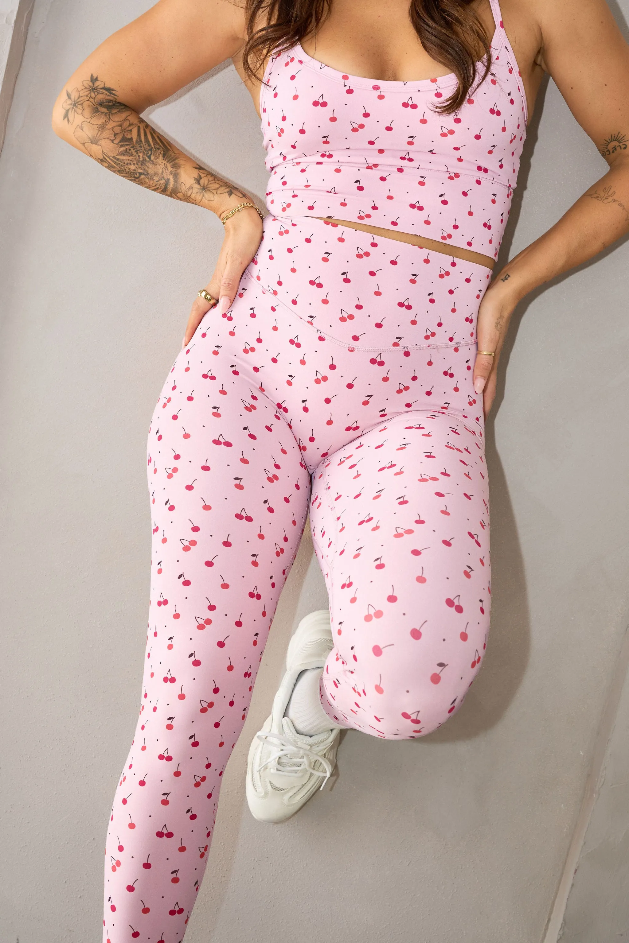 Cloud II™ Pant - Cherry Print sold by Balance Athletica product image thumbnail 3