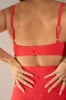 Cloud II™ Scoop Bra - Hot Pepper Contrast sold by Balance Athletica
