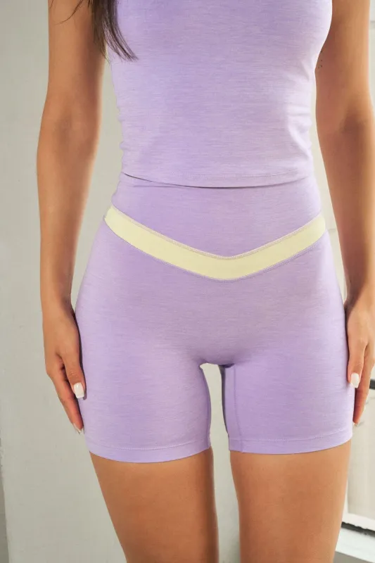 Vitality Daydream® Block Volley Short - Lavender Lemonade sold by Balance Athletica