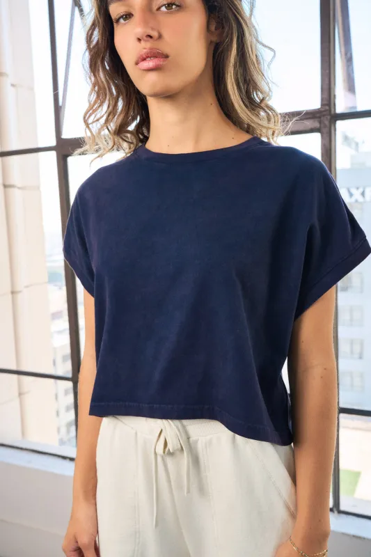 Vitality Retro® Boxy Tee - Oxford Washed sold by Balance Athletica