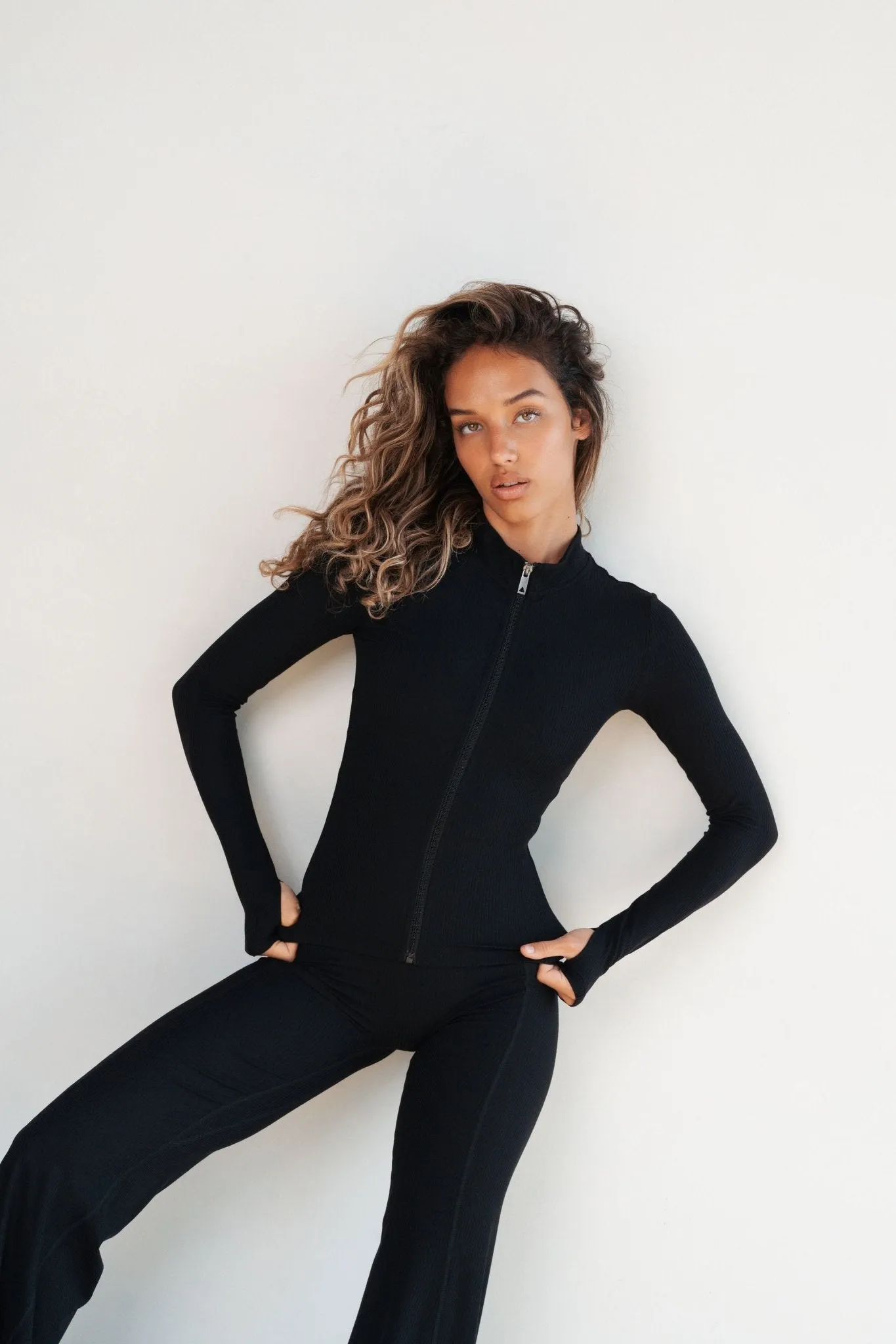 Cloud II™ Rib Basic Jacket - Midnight sold by Balance Athletica