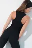 Cloud II™ Rib High Neck Tank - Midnight sold by Balance Athletica