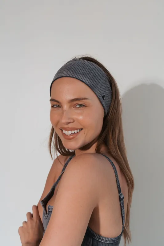 Cloud II™ Rib Headband - Iron Washed sold by Balance Athletica
