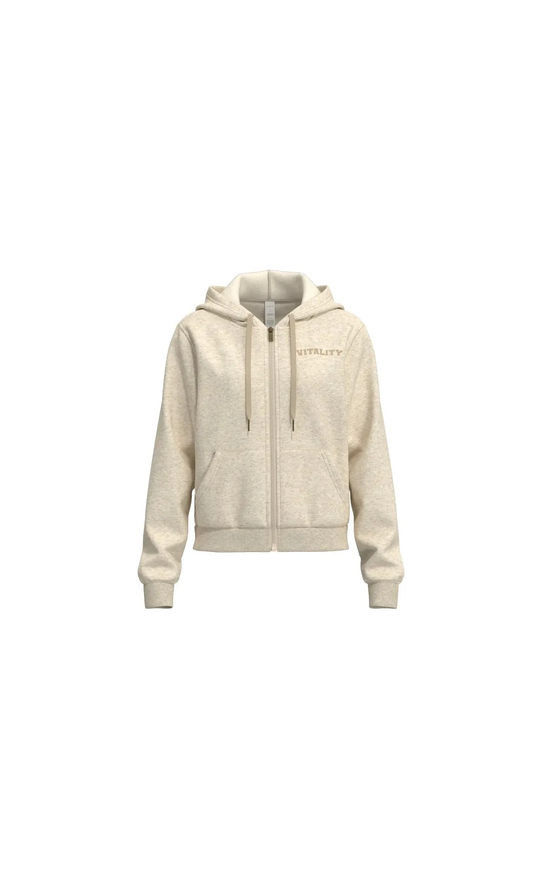 Vitality Cozy® Women's Zip - Oat Marl - Varsity sold by Balance Athletica product image thumbnail 2