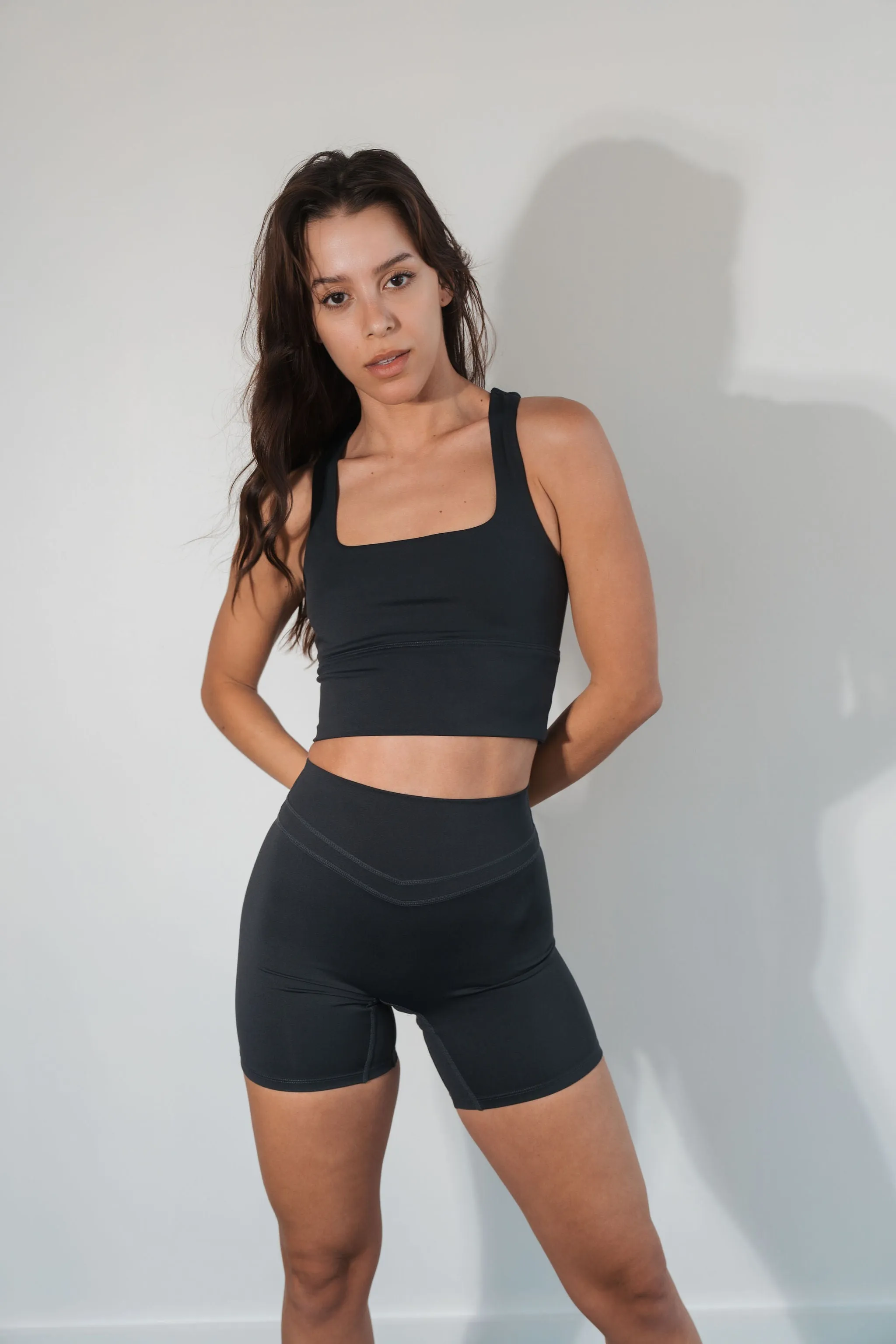 Vitality Pulse® Racer Longline - Midnight Washed sold by Balance Athletica