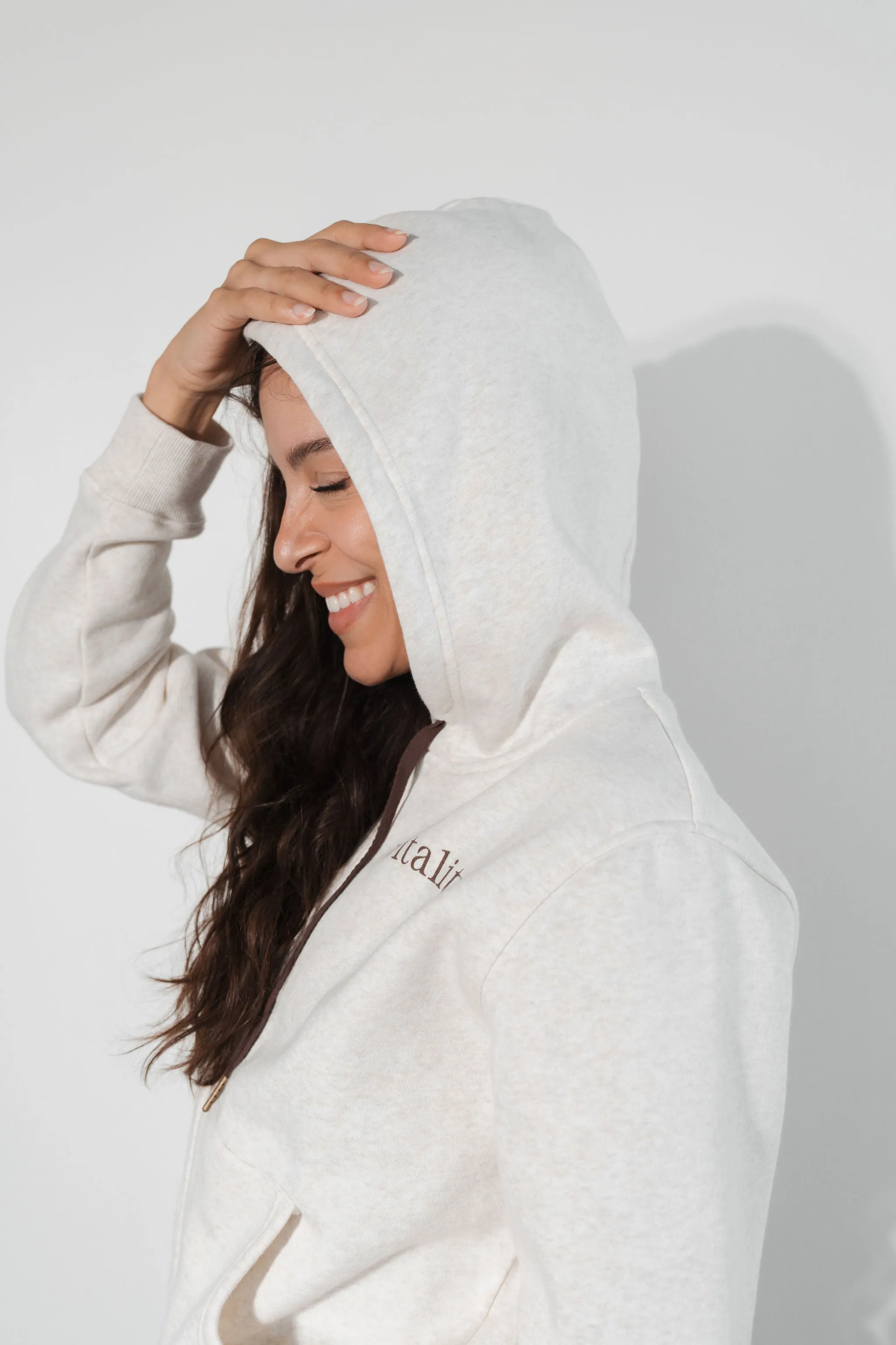 Vitality Cozy® Women's Zip - Oat Marl sold by Balance Athletica product image thumbnail 4