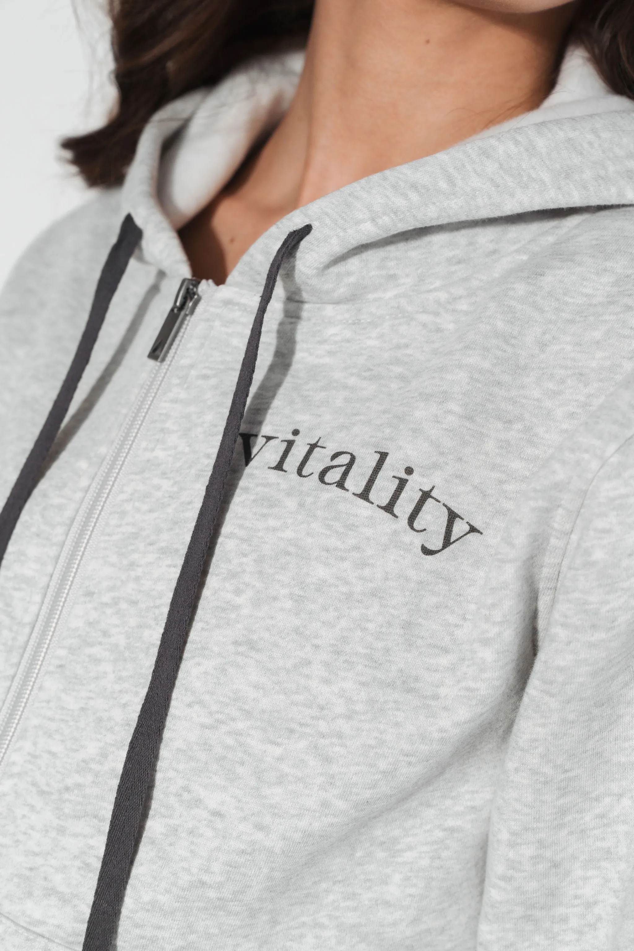 Vitality Cozy® Women's Zip - Stone Marl sold by Balance Athletica product image thumbnail 4