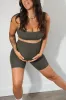Cloud II™ Maternity Rider Short - Olive sold by Balance Athletica