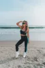 Vitality Pulse® Strappy Longline - Night Drive sold by Balance Athletica