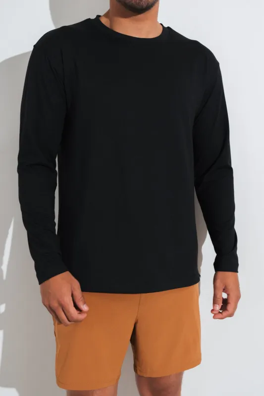 Vitality Motive Men's Long Sleeve - Midnight sold by Balance Athletica