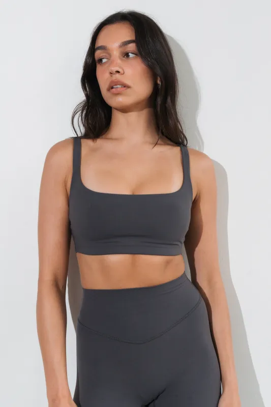 Cloud II™ Classic Bra - Iron sold by Balance Athletica