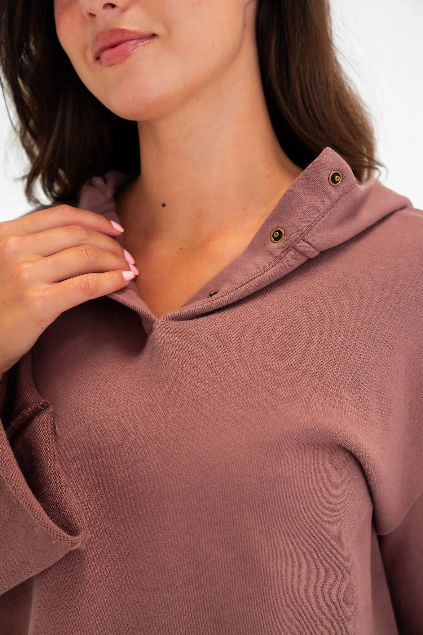 Vitality Homebody Bell Sleeve Hoodie - Sepia Washed sold by Balance Athletica product image thumbnail 3