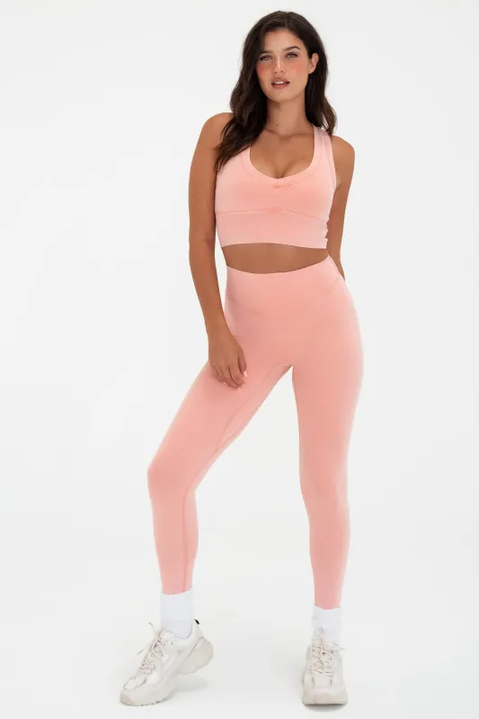 Cloud II™ Pant - Peach Fuzz Washed sold by Balance Athletica