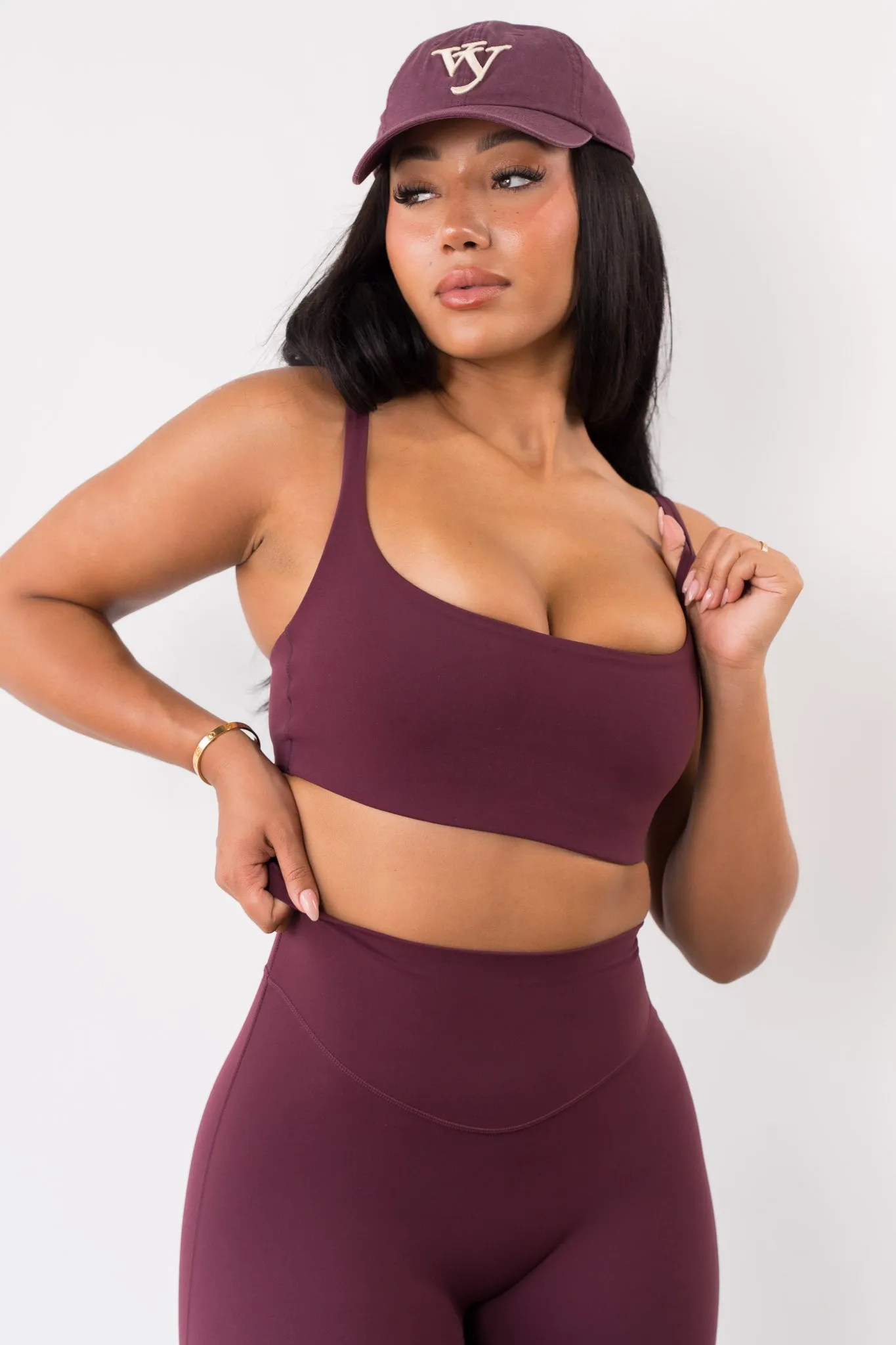 Cloud II™ Classic Bra - Wine sold by Balance Athletica product image thumbnail 2