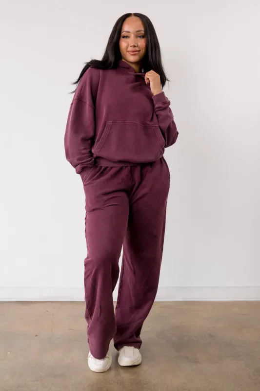 Vitality Homebody Women's Trouser - Wine Washed sold by Balance Athletica