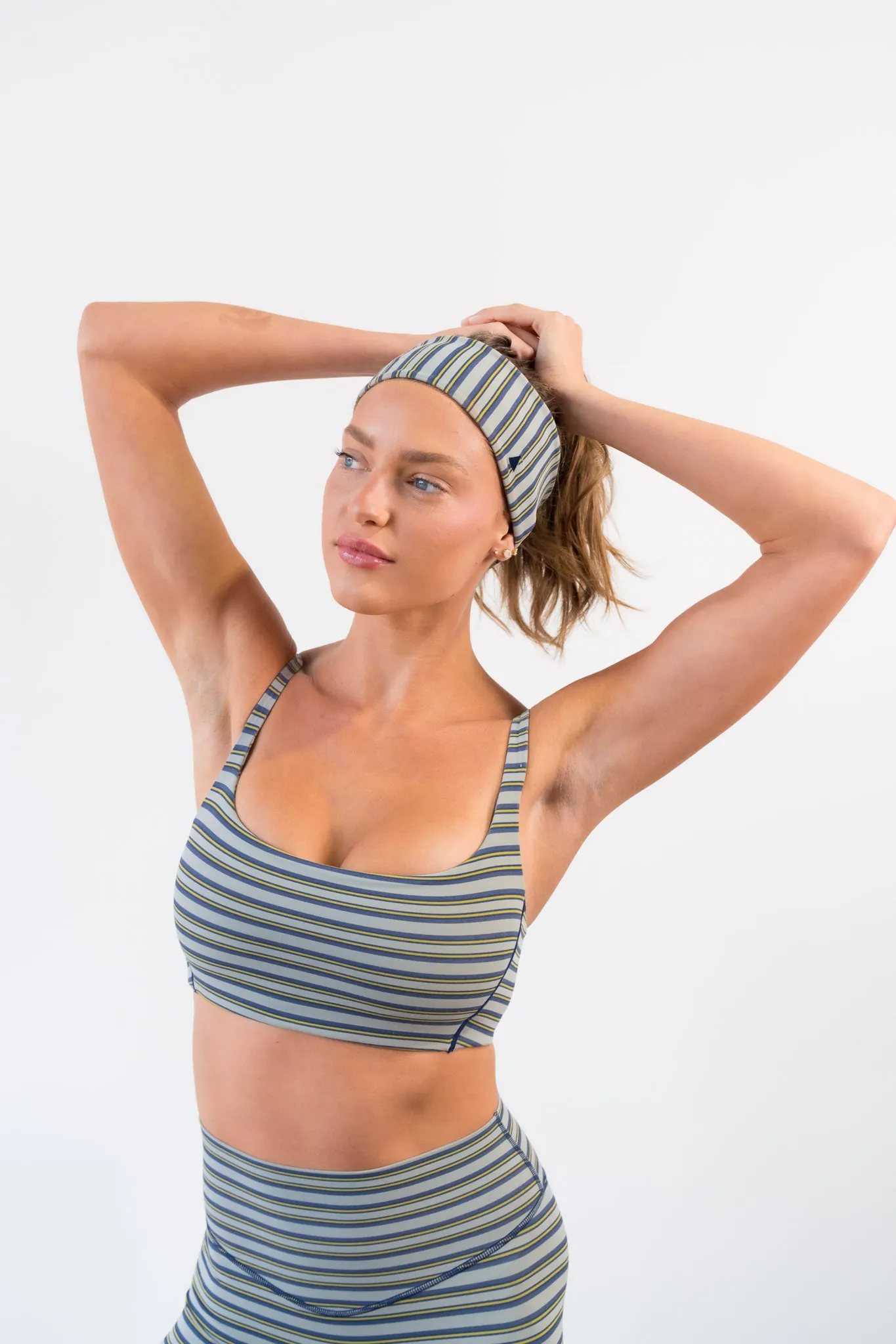 Cloud II™ Headband - Oxford Stripe sold by Balance Athletica product image thumbnail 5