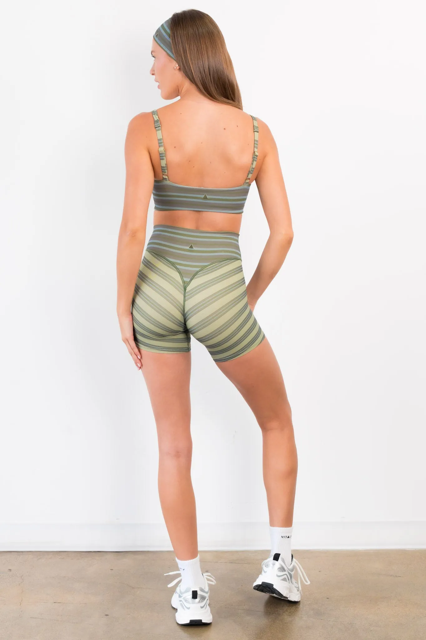 Cloud II™ Volley Short - Olive Stripe sold by Balance Athletica product image thumbnail 5