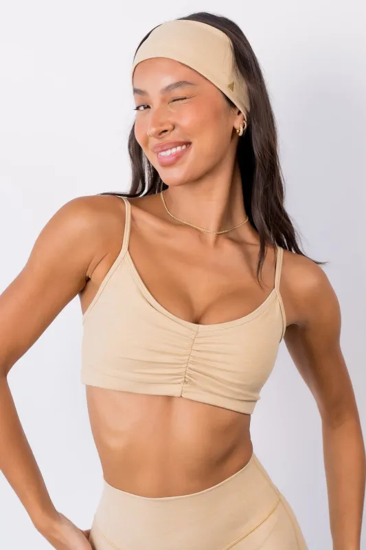 Vitality Daydream® Gather Bralette - Caramel Macchiato sold by Balance Athletica
