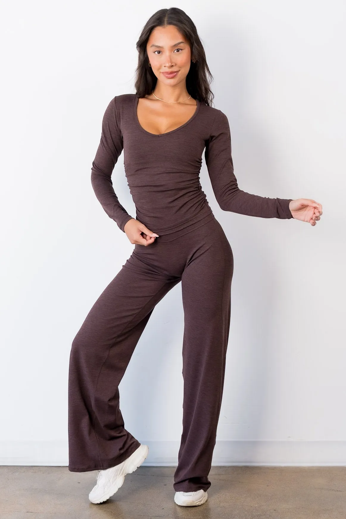 Vitality Daydream® Relaxed Trouser - Brownie Batter sold by Balance Athletica product image thumbnail 5
