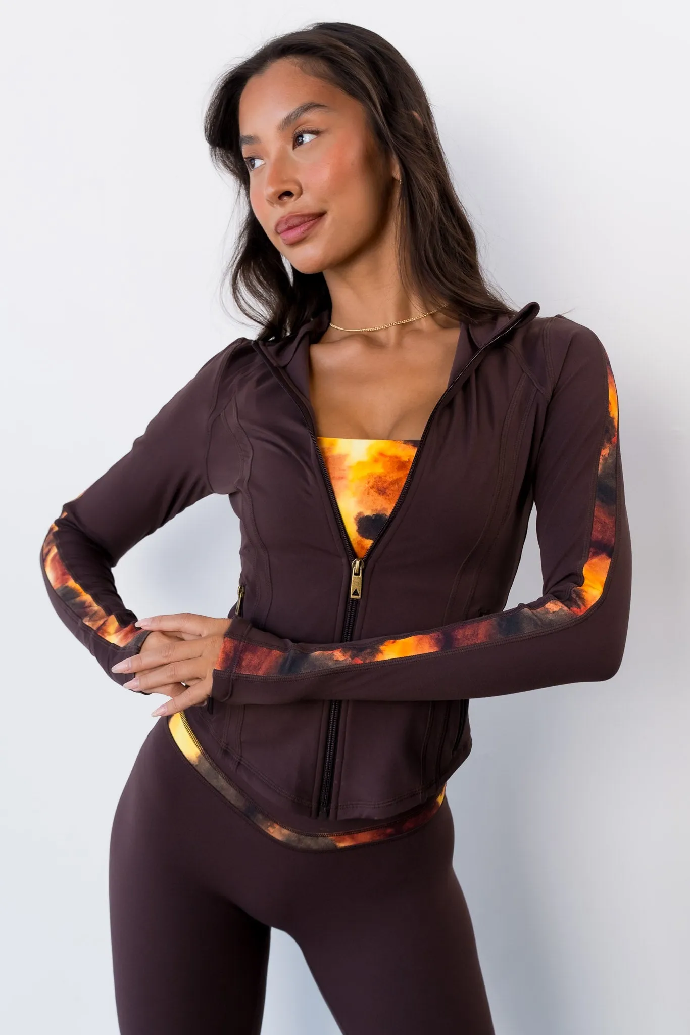 Cloud II™ Frame Jacket - Espresso Tortoise sold by Balance Athletica product image thumbnail 2