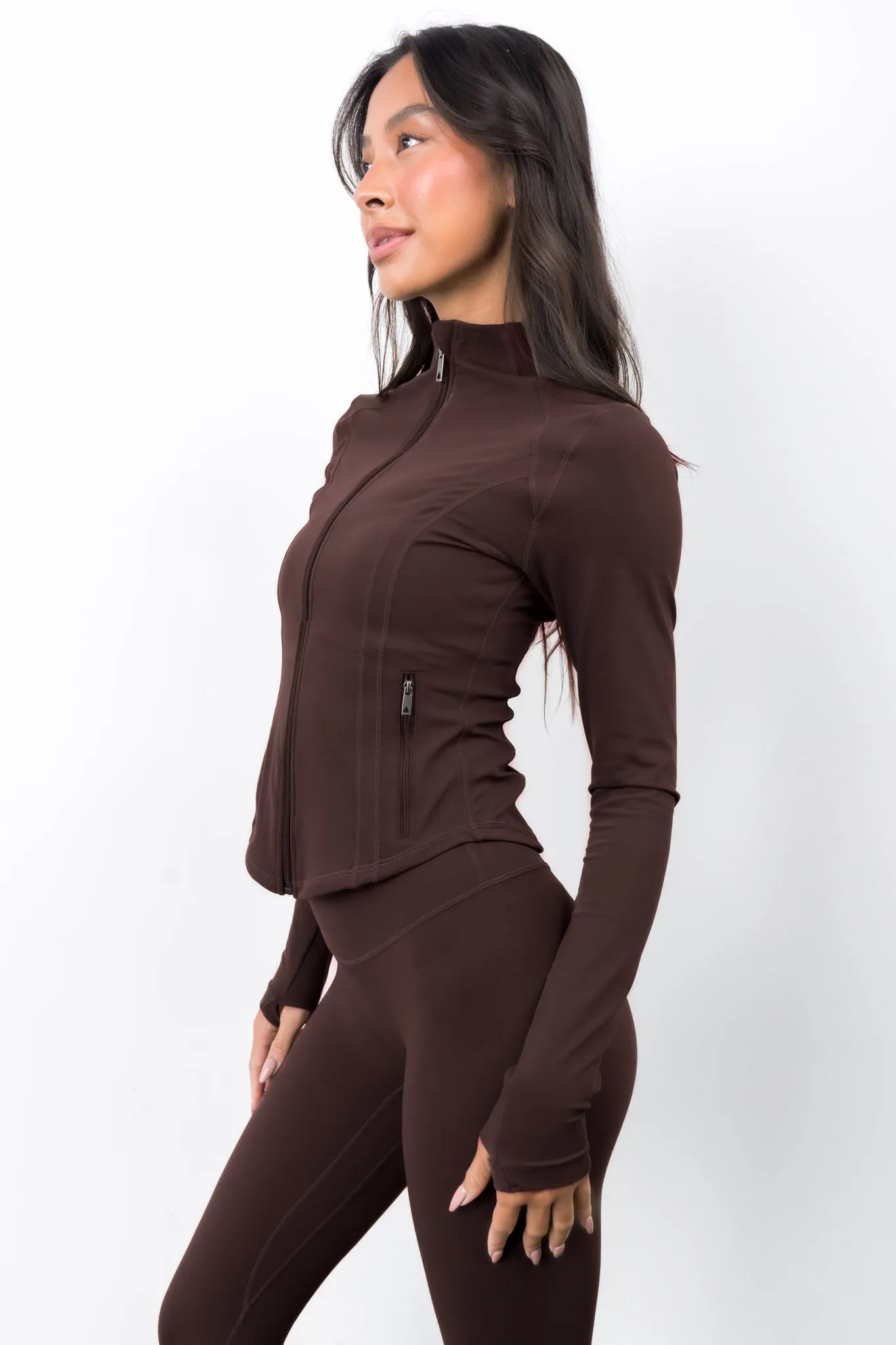 Cloud II™ Frame Jacket - Espresso sold by Balance Athletica product image thumbnail 3