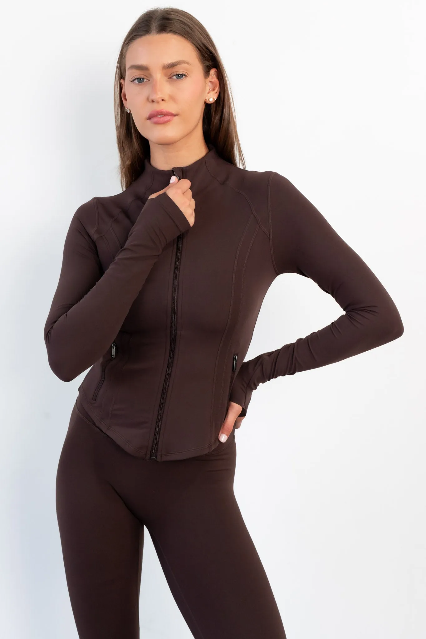 Cloud II™ Frame Jacket - Espresso sold by Balance Athletica