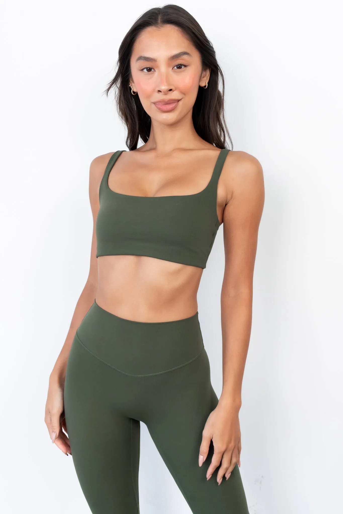 Cloud II™ Classic Bra - Olive sold by Balance Athletica product image thumbnail 5