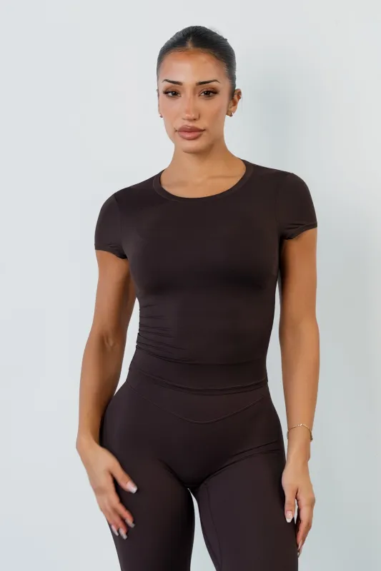 Vitality Sportlite Tee - Espresso made by Vitality