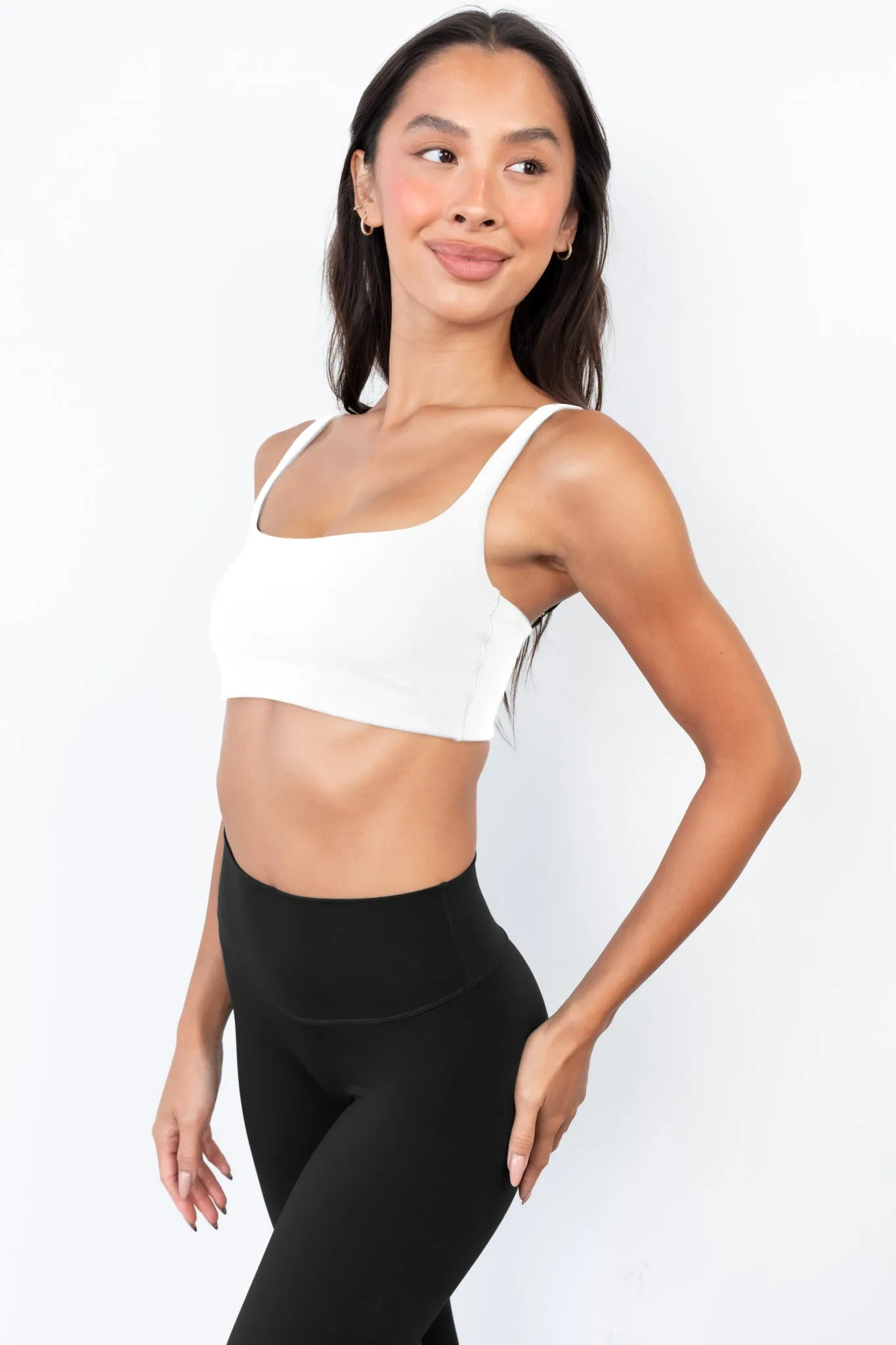 Cloud II™ Classic Bra - Snow sold by Balance Athletica product image thumbnail 2