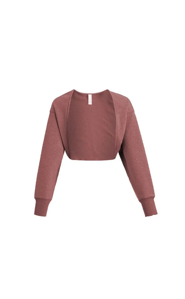 Vitality Studio® Shrug - Rosewood Marl sold by Balance Athletica product image thumbnail 2