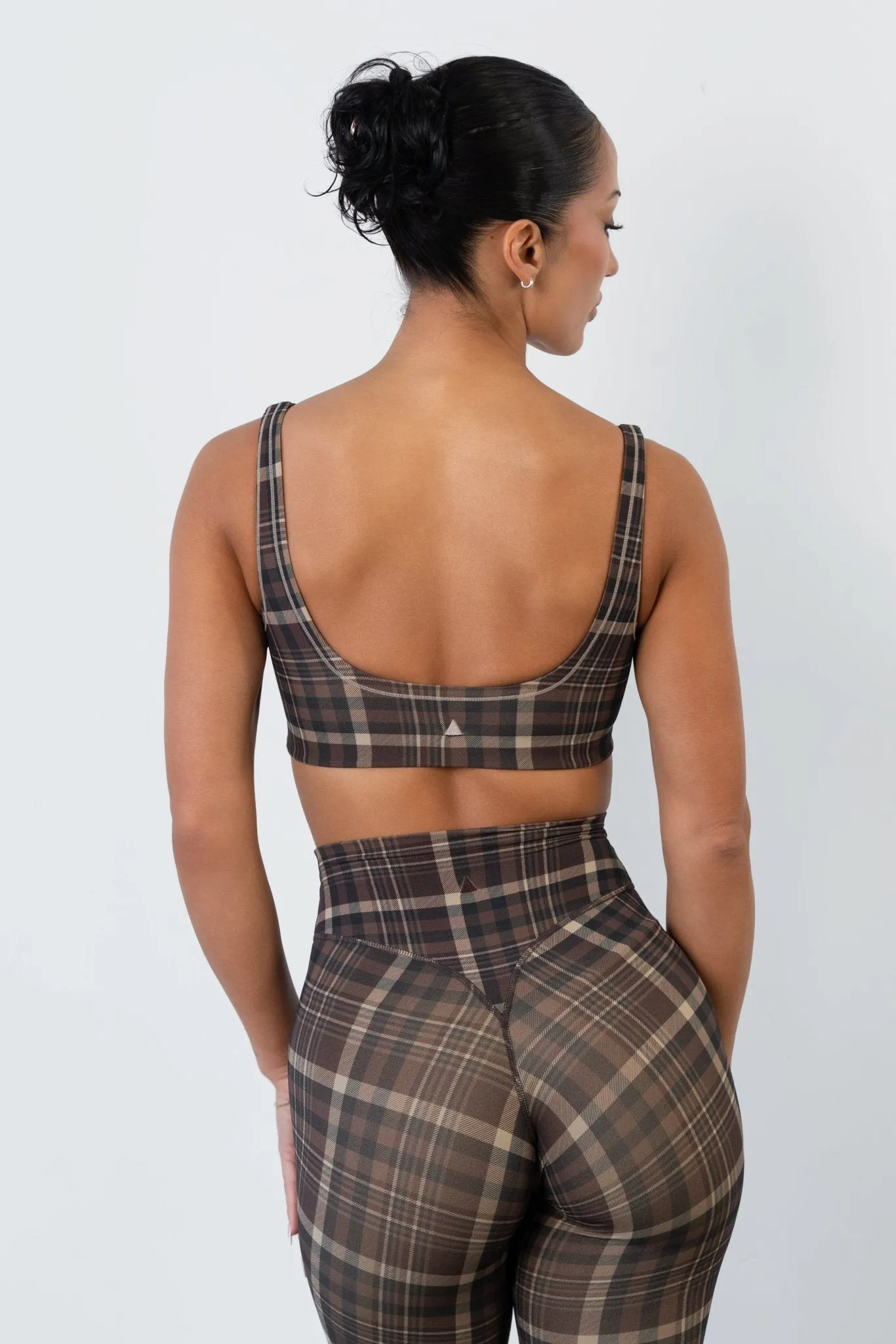 Cloud II™ U Bra - Espresso Plaid sold by Balance Athletica product image thumbnail 2