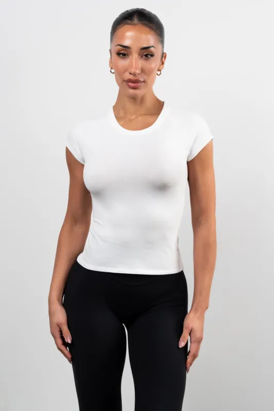 Vitality Basis® Raglan Tee - Snow made by Vitality