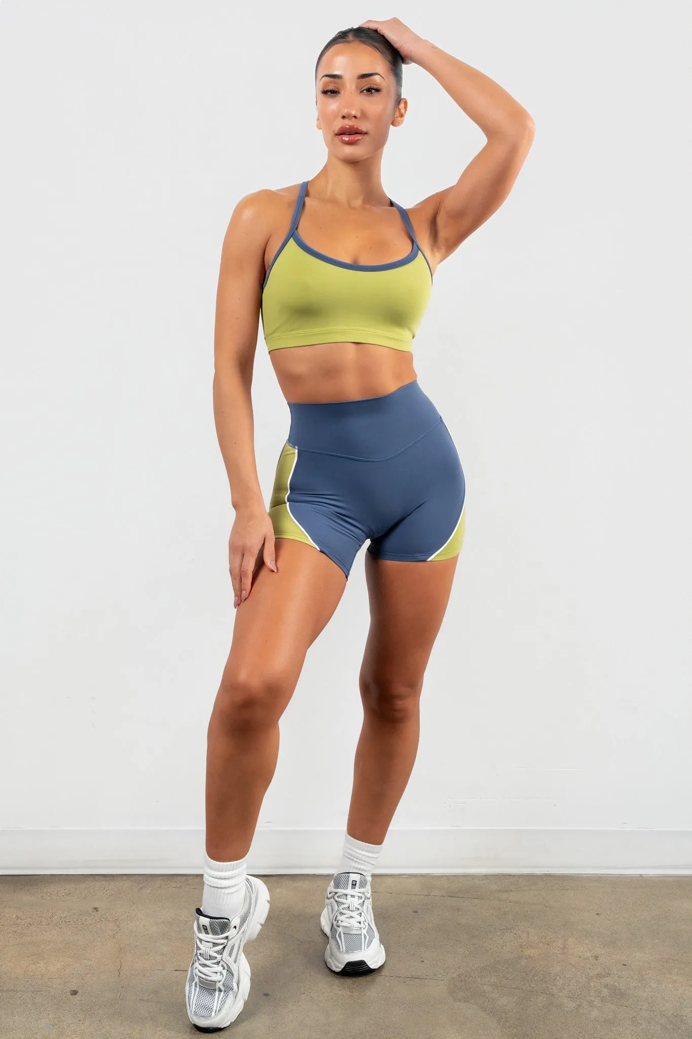 Cloud II™ Speedy Volley Short - Azure Contrast sold by Balance Athletica product image thumbnail 4
