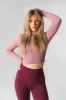 Vitality Synergy® Open Back Long Sleeve - Rose sold by Balance Athletica