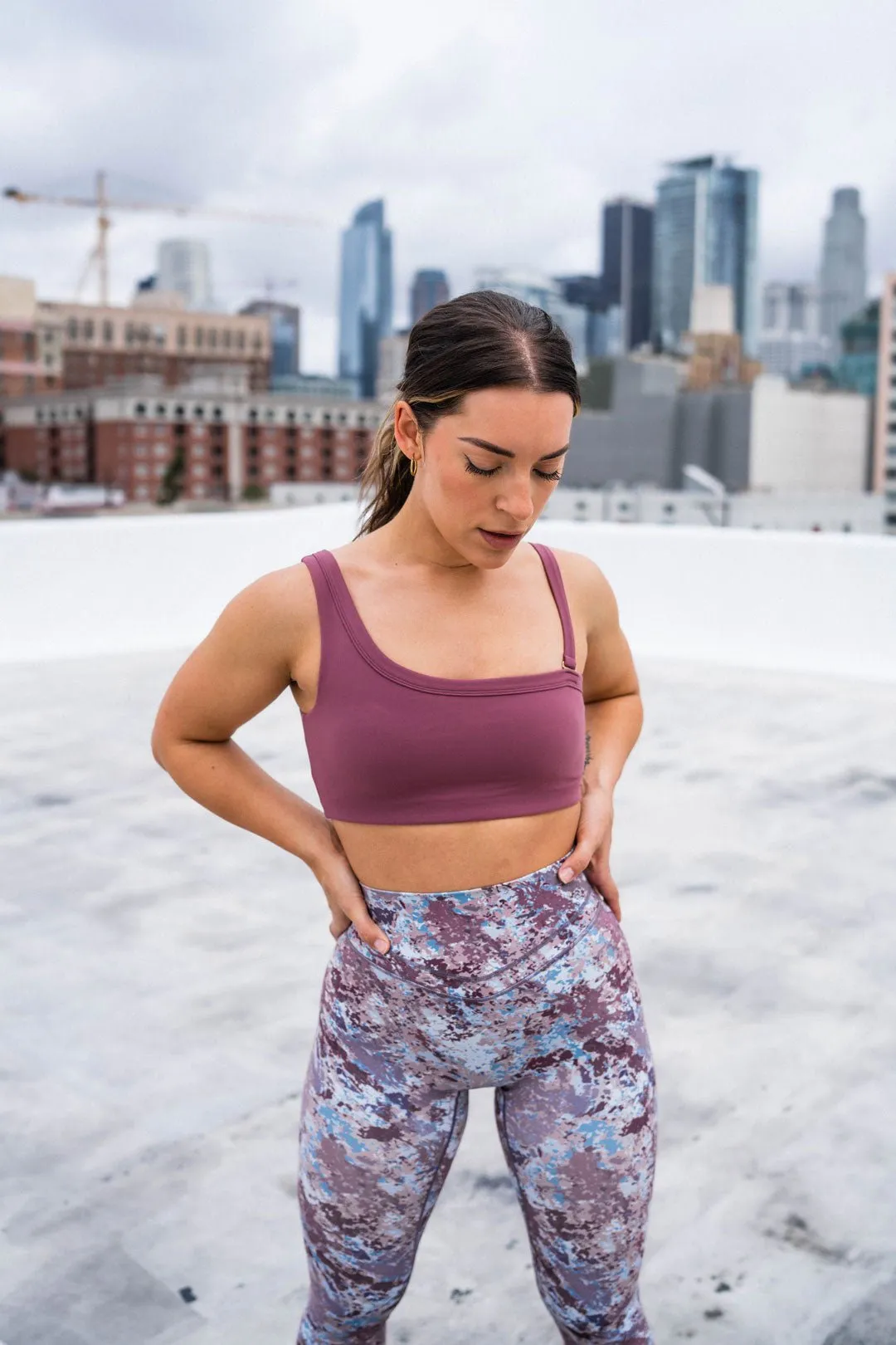 Cloud II™ Asym Bra - Mauve sold by Balance Athletica product image thumbnail 5