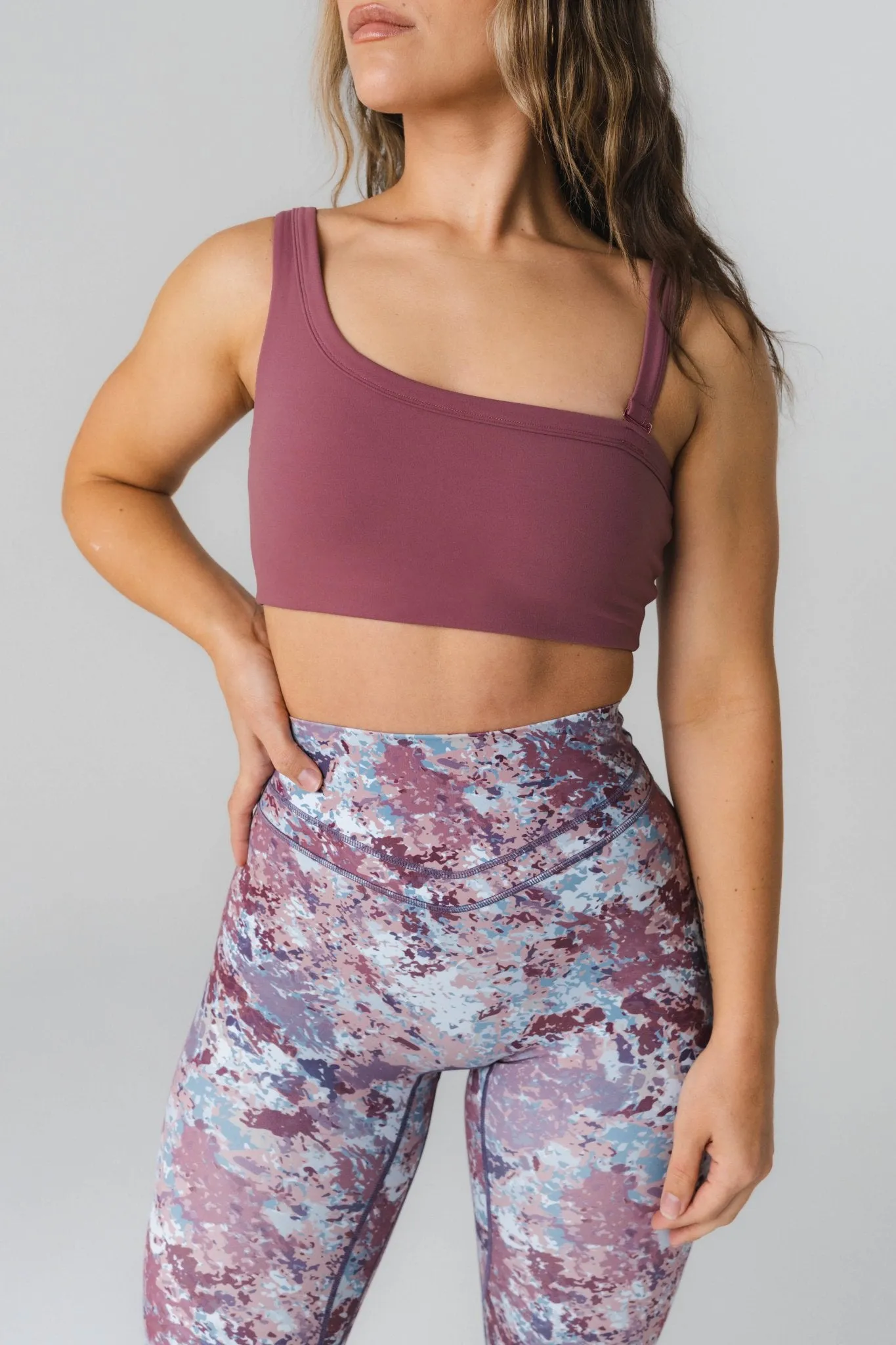 Cloud II™ Asym Bra - Mauve sold by Balance Athletica product image thumbnail 3