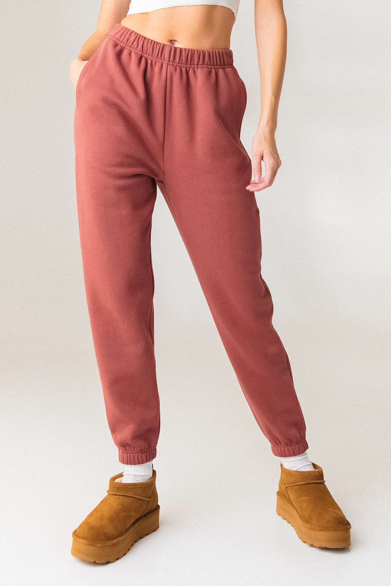 Vitality Cozy® Uni Jogger - Rosewood sold by Balance Athletica