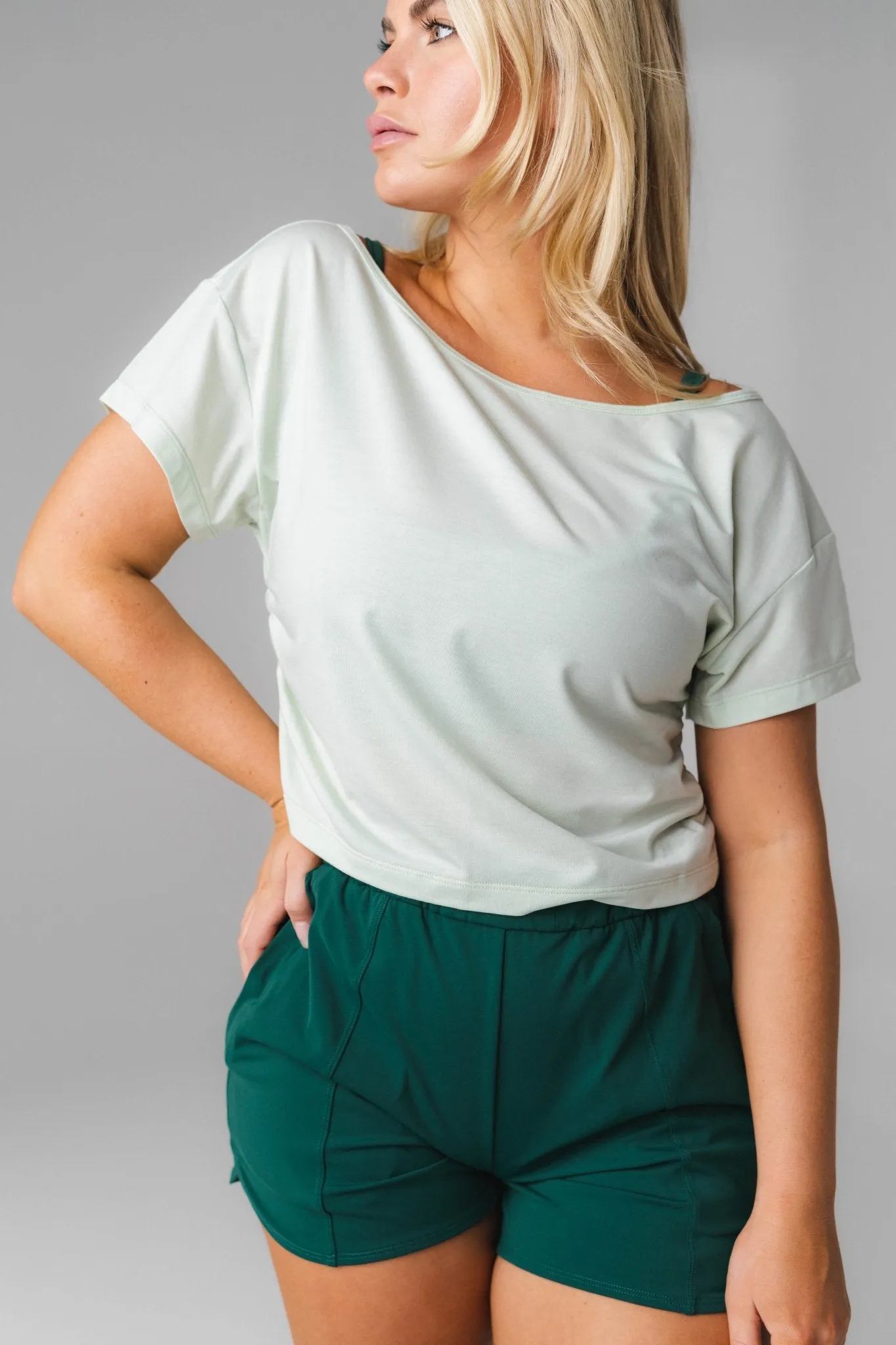 Vitality Versa® Slouch Tee - Mint sold by Balance Athletica product image thumbnail 3